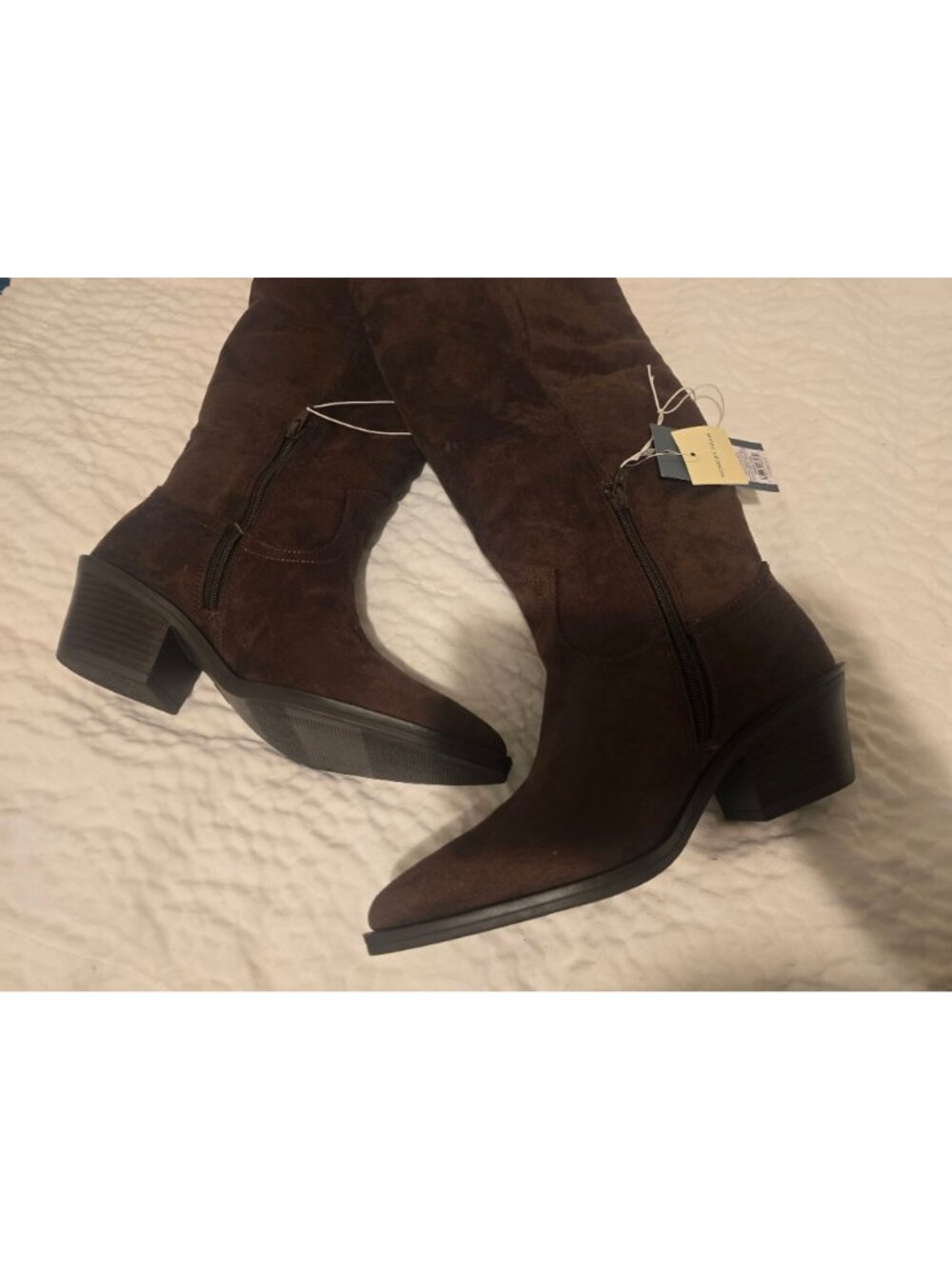 Women’s Patsy Tall Fringe Western Boots with Memory Foam Insole – Universal Thre - Picture 9 of 9